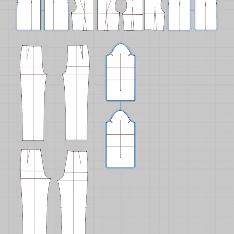 Pattern Cutting in Clo3d · Luma