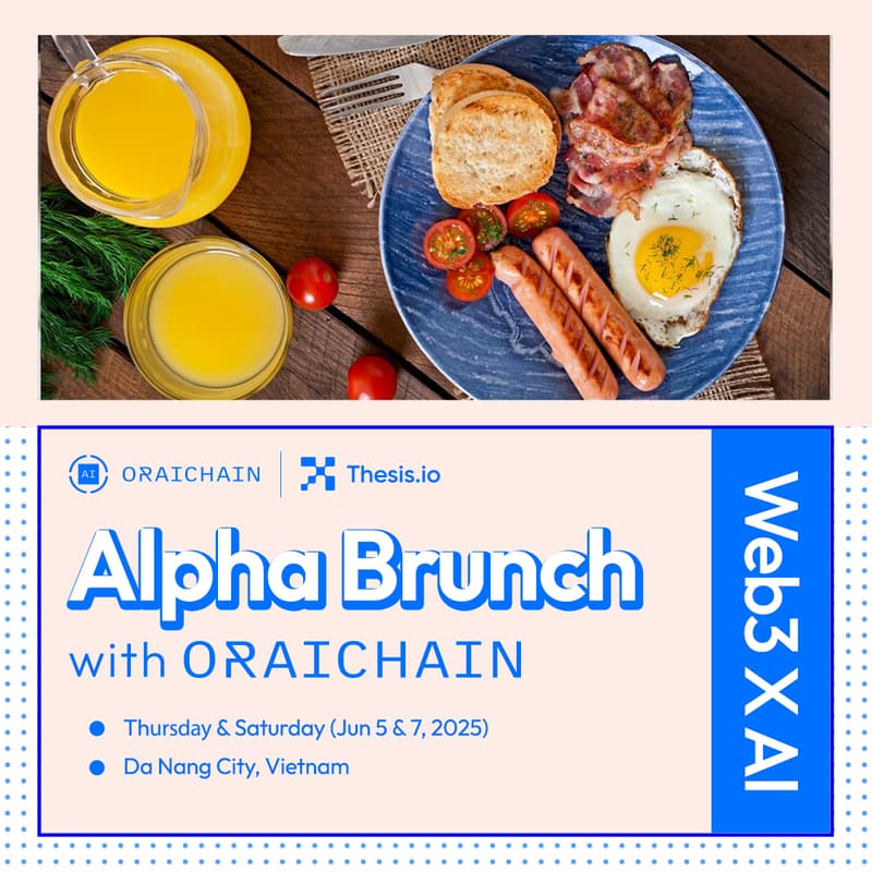 Cover Image for Alpha Brunch with Oraichain: Web3 X AI