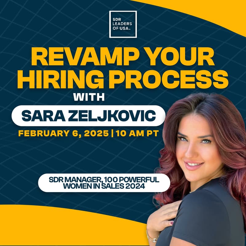 Cover Image for 🎯 Webinar: Revamp Your Hiring Process with Sara Zeljkovic