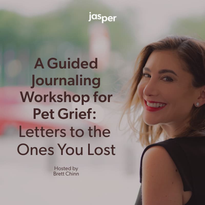 Cover Image for A Guided Journaling Workshop for Pet Grief: Letters to the Ones You Lost with Brett