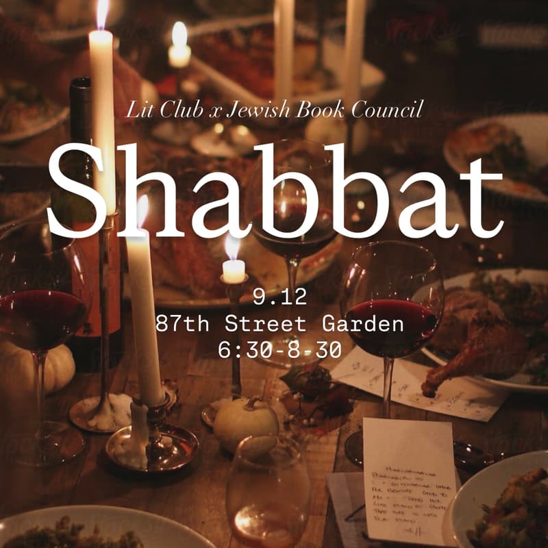 Cover Image for Literary Shabbat