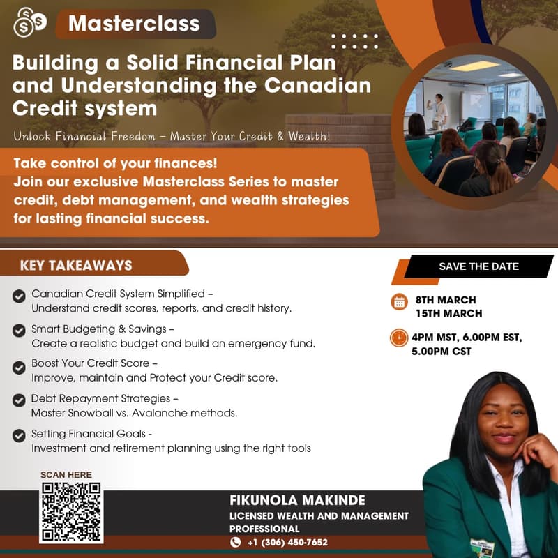 Building a Solid Financial Plan and Understanding the Canadian Credit ...