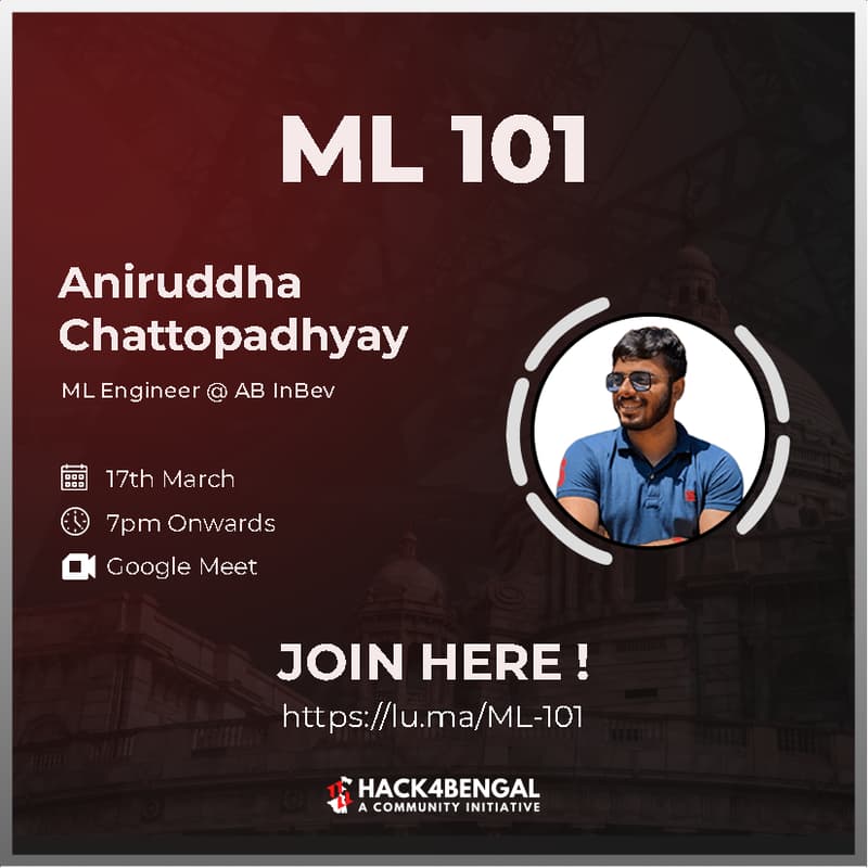 Cover Image for ML-101 | Hack4Bengal 3.0