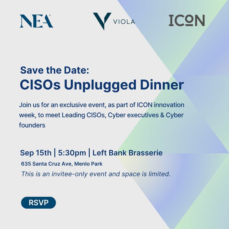 Cover Image for Intimate CISOs Unplugged Dinner