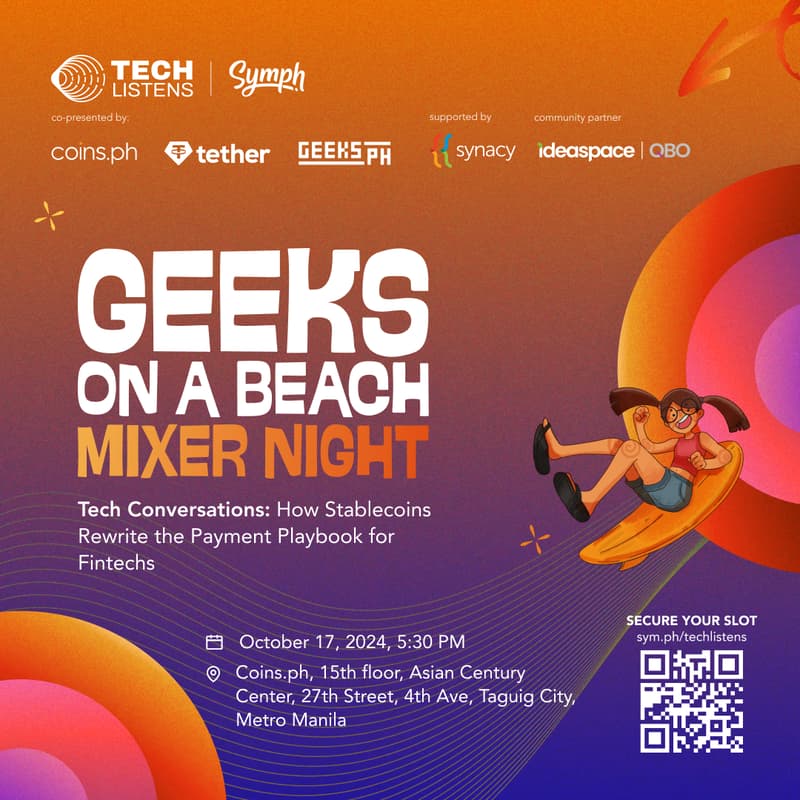 Cover Image for Tech Listens: GOAB Mixer Night (w/ Coins.PH)