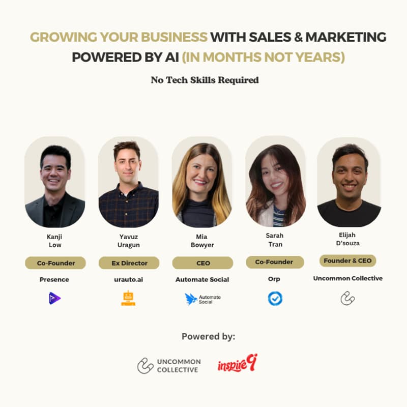 Cover Image for Growing with Sales & Marketing Powered by AI | In Months, Not Years (No Tech Skills Needed)