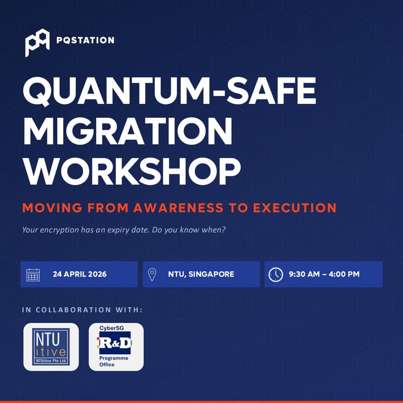 Cover Image for PQStation Quantum-Safe Workshop: BFSI and Government Agencies