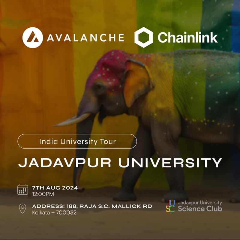 Cover Image for India University Tour With Avalanche & Chainlink