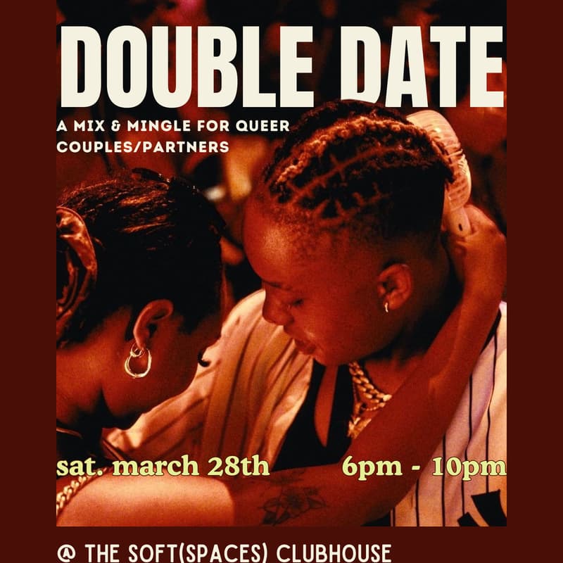Cover Image for double date: an r&b mixer for queer couples/partners 💕