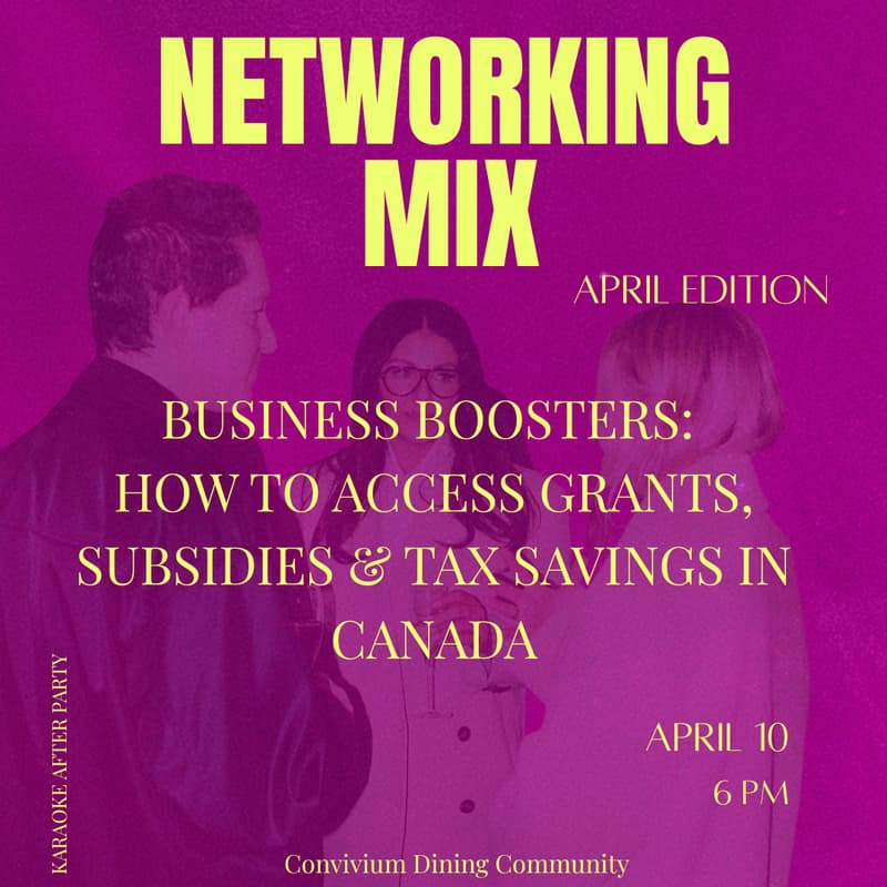 Cover Image for Business Boosters: How to access Grants, Subsidies & Tax Savings in Canada