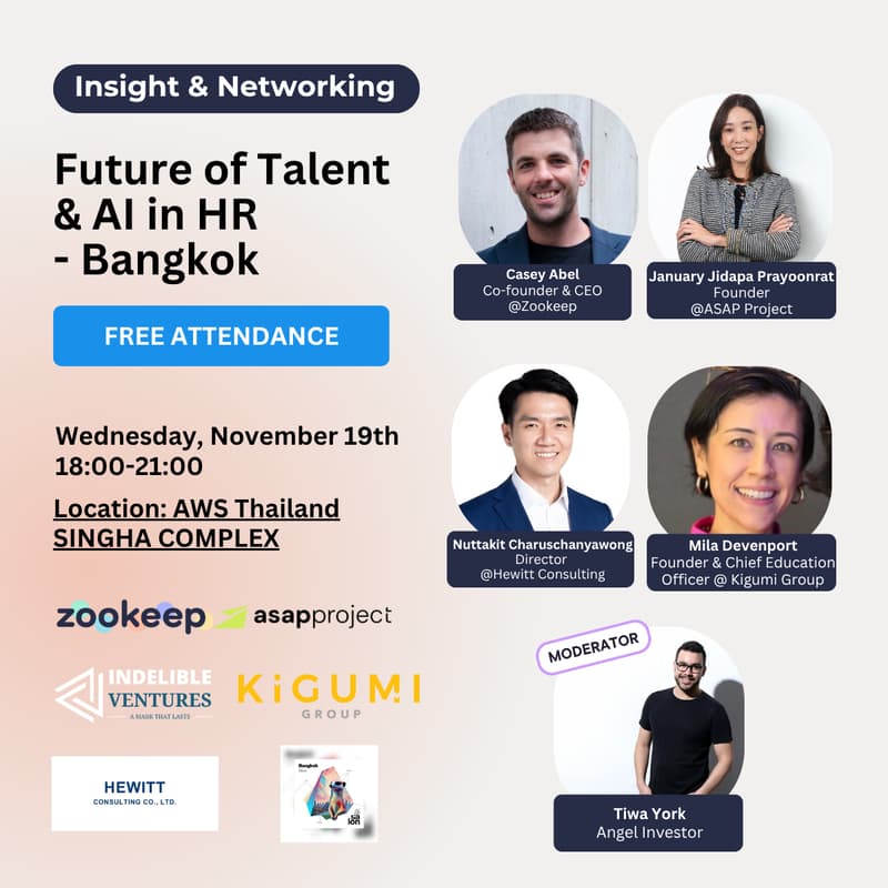 Cover Image for Future of Talent & AI in HR - Bangkok