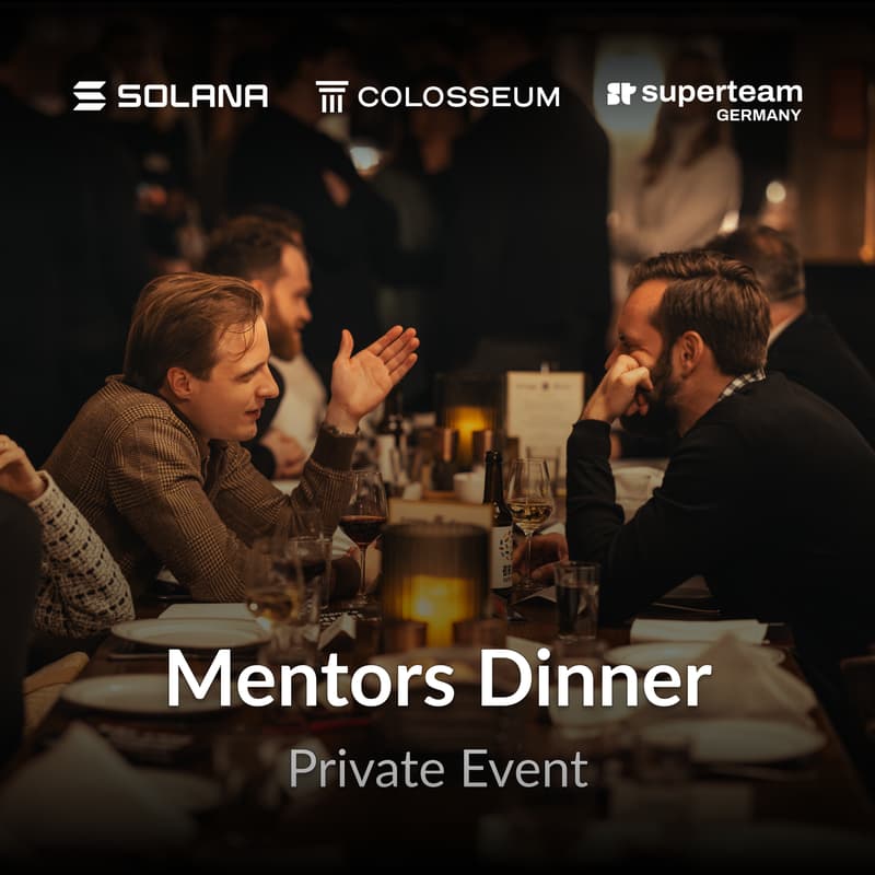 Cover Image for Mentors Dinner - Invitation-only