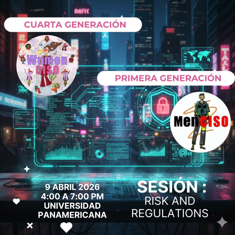 Cover Image for Womenciso y Menciso Sesión: Risk and Regulations (Presencial)