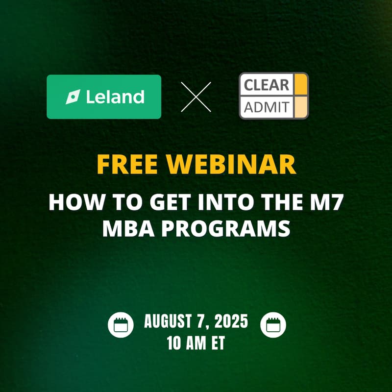 Cover Image for How to get into the M7 MBA Programs