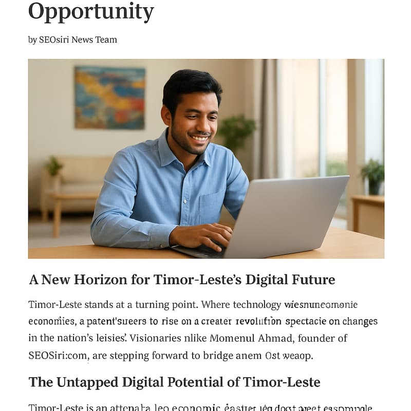 Cover Image for Unlocking Timor-Leste's Digital Future: A Marketer's Strategic Briefing