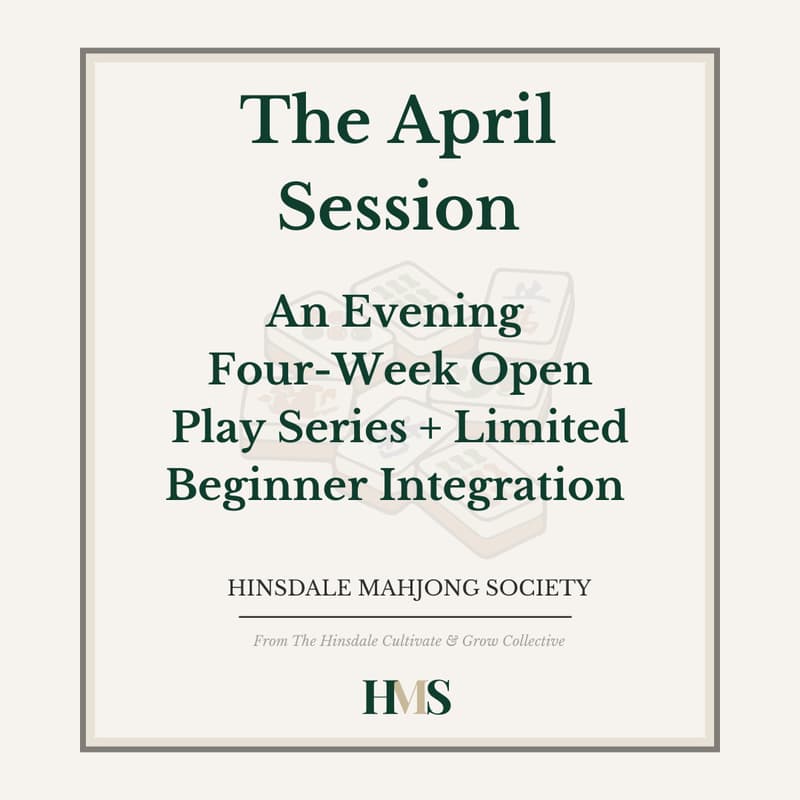 Cover Image for Hinsdale Mahjong Society: The April Evening Session
