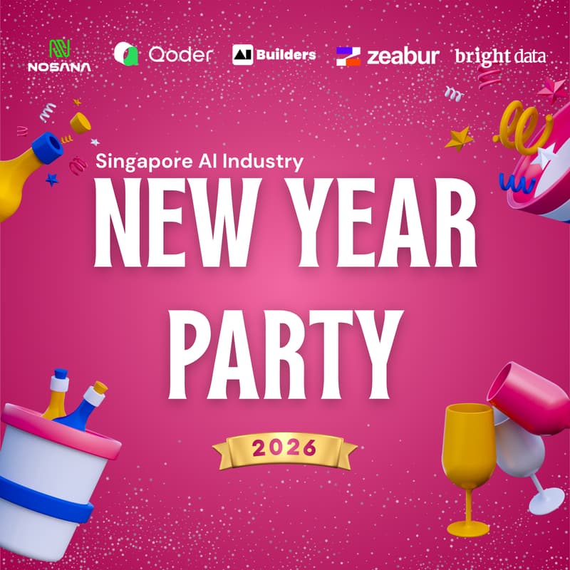 Cover Image for Singapore AI New Year Party 2025 🥂