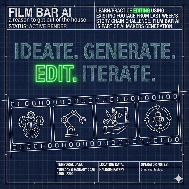 Cover Image for Film Bar AI: Ideate. Generate. EDIT. Iterate.