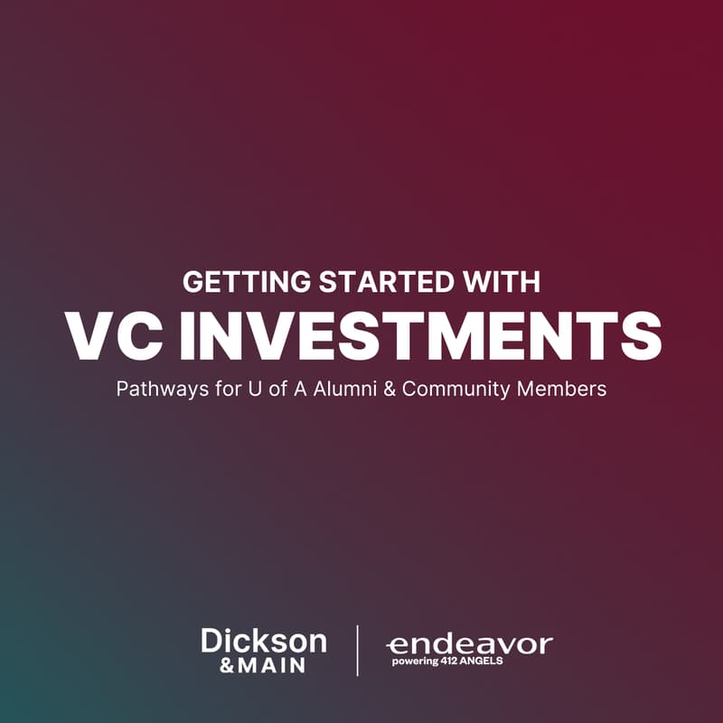 Cover Image for Getting Started with VC Investments