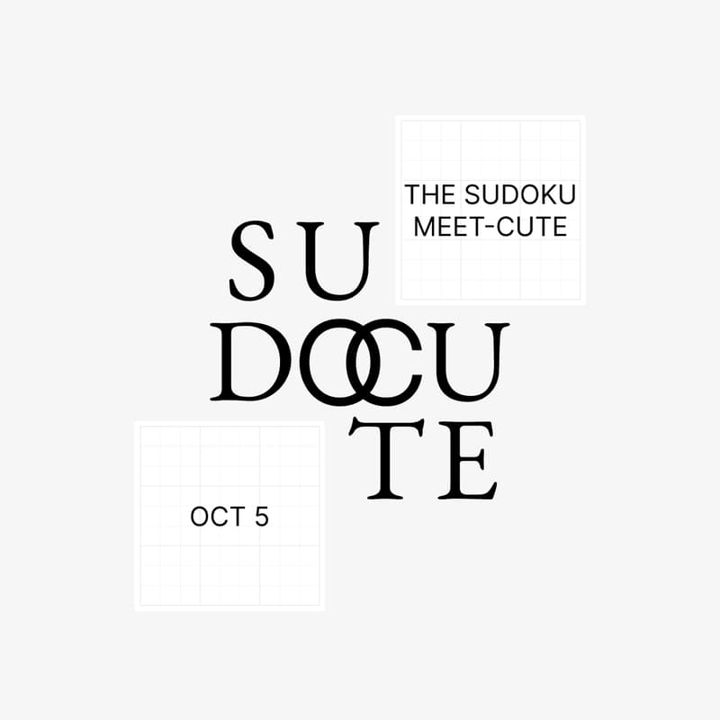 Cover Image for sudocute: sudoku meet cute