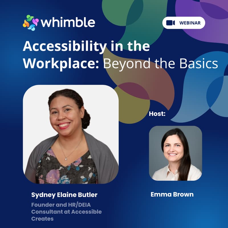 Cover Image for Whimble Webinar: Accessibility in the Workplace: Beyond the Basics