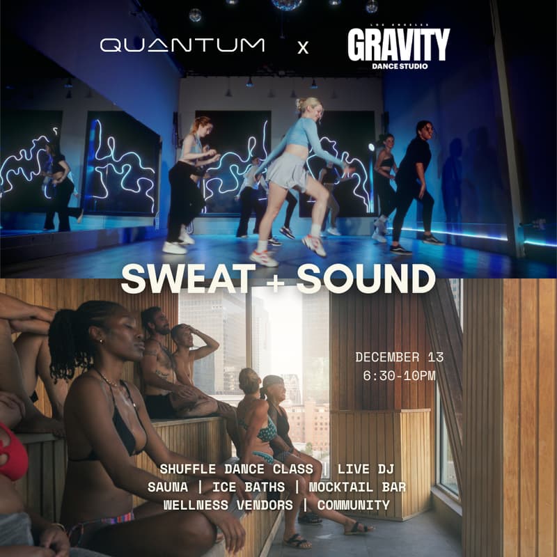 Cover Image for Quantum Wellness Spa x Gravity LA Present: Sweat + Sound