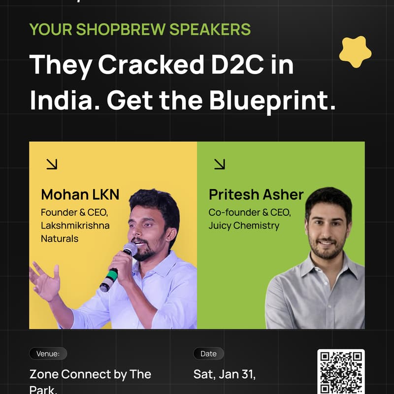 Cover Image for Shopbrew's D2C Founders meetup