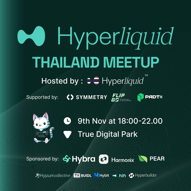 Cover Image for Hyperliquid Thailand Meetup