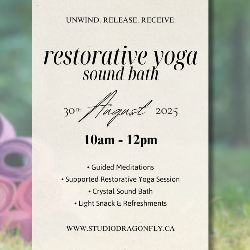Cover Image for Unwind. Release. Receive: Restorative Yoga Sound Bath