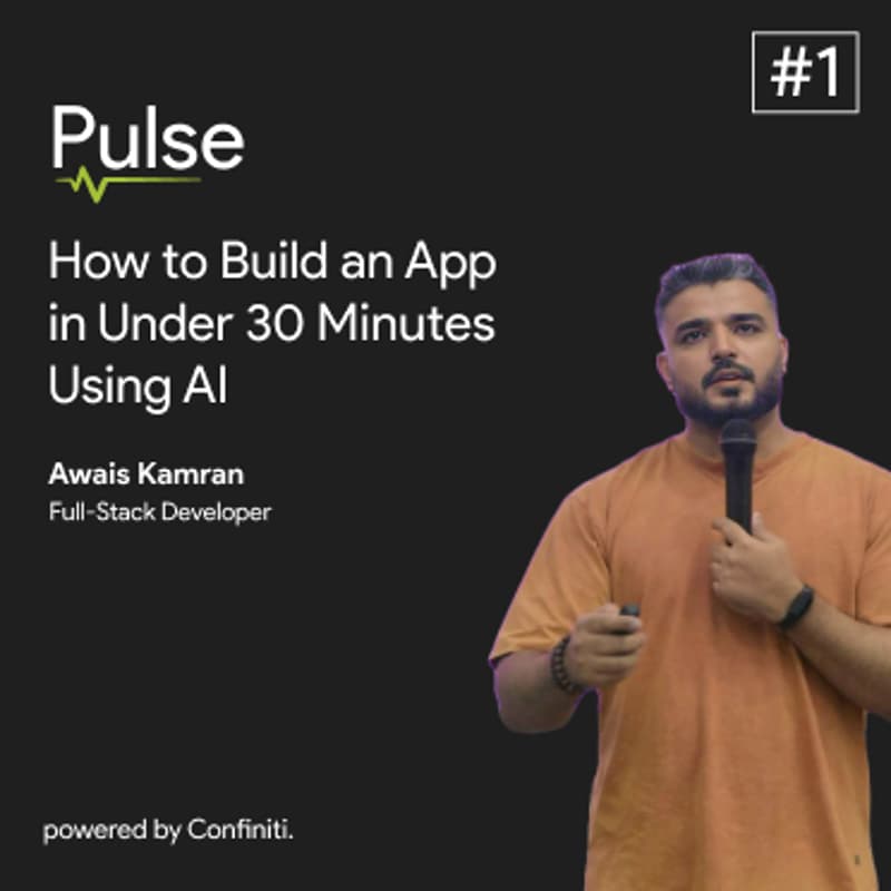 Cover Image for Episode #1 Ft. Awais kamran | Pulse - Powered By Confiniti