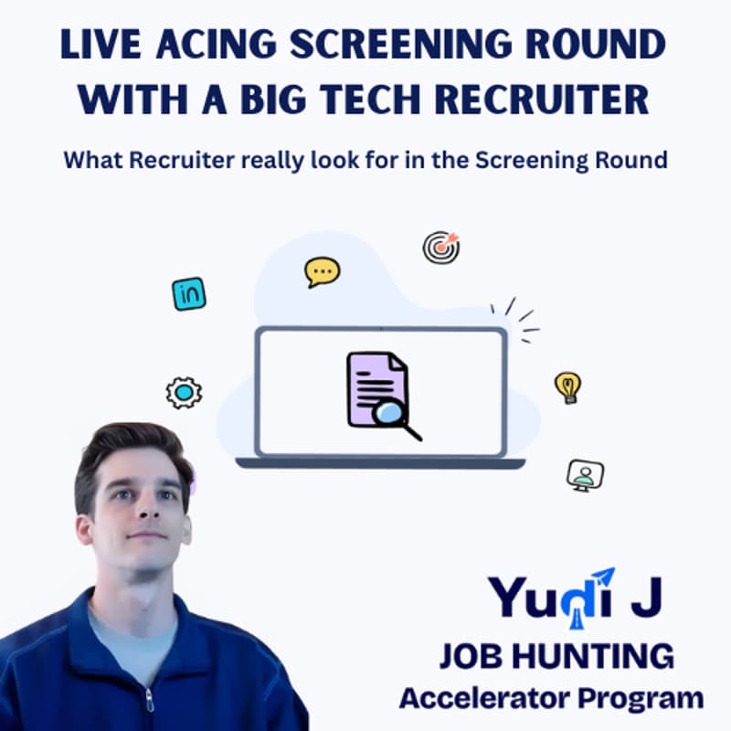 Cover Image for Acing your Screening Round with A Big Tech Recruiter