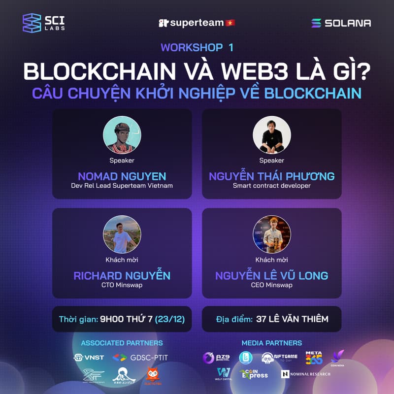 Cover Image for Workshop: Tìm hiểu về Blockchain và Web3? Start-up blockchain có khó?