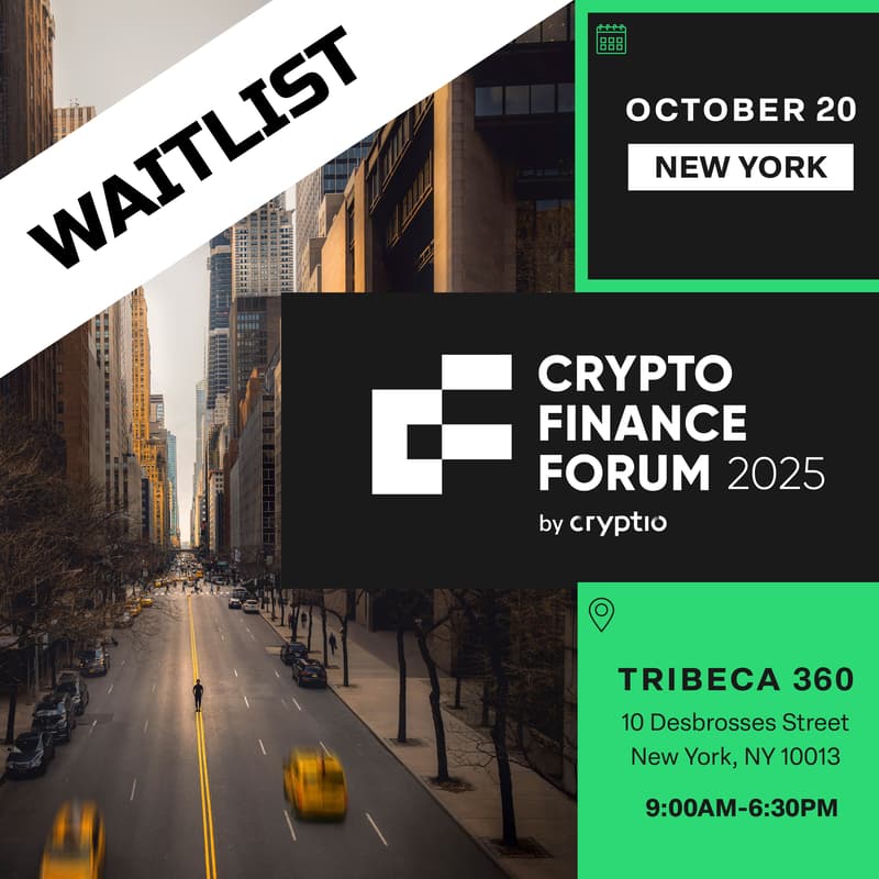 Cover Image for WAITLIST - Crypto Finance Forum 2025