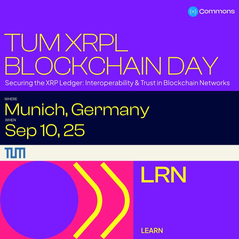 Cover Image for TUM XRPL Blockchain Day