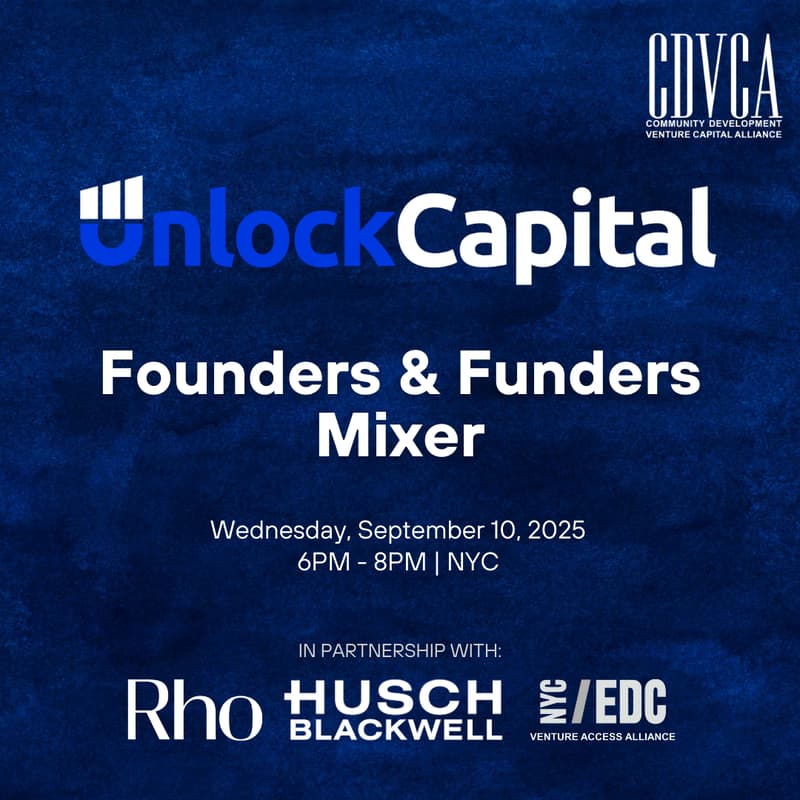 Cover Image for Unlock Capital Founders & Funders Mixer