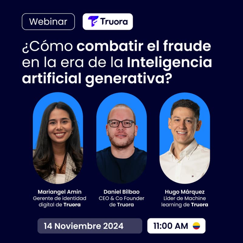 Foto de portada de Webinar: ¿Cómo combatir el fraude en la era de la Inteligencia artificial generativa?