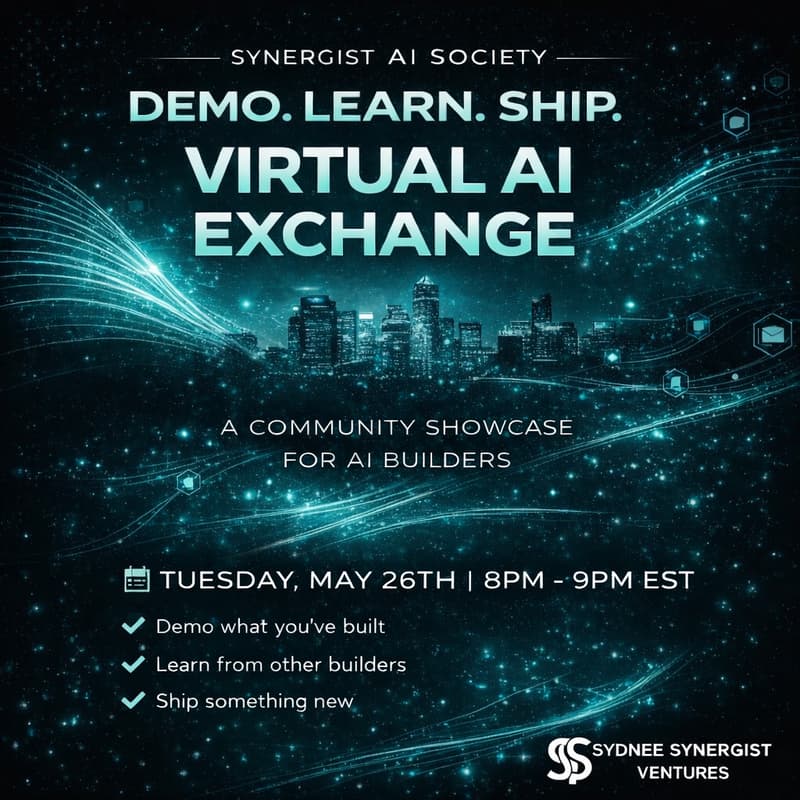 Cover Image for Demo. Learn. Ship - Virtual AI Exchange