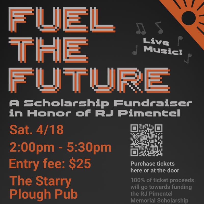 Cover Image for FUEL THE FUTURE: A Scholarship Fundraiser in Honor of RJ Pimentel