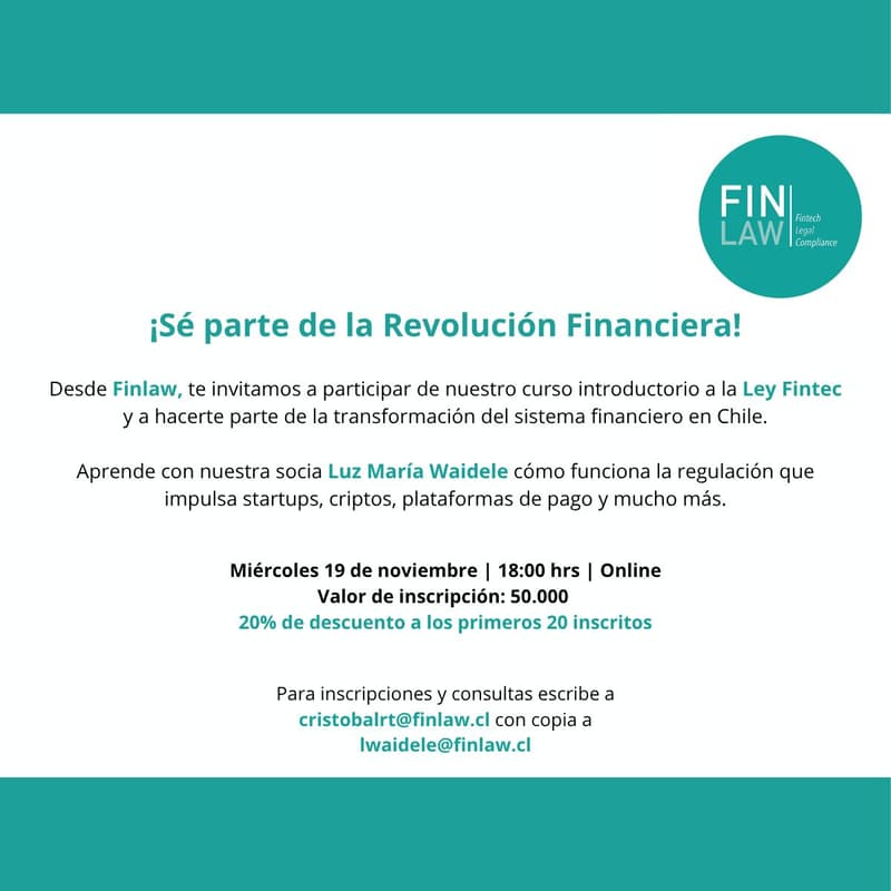 Cover Image for Curso introductorio Ley Fintech - Finlaw