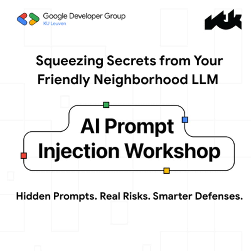 Cover Image for AI Prompt Injection Worksop: GDG KU Leuven x VTK Leuven