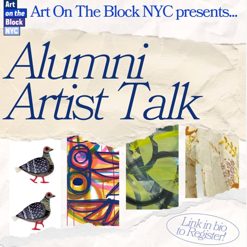 Cover Image for Art on the Block Alumni Artists Talk