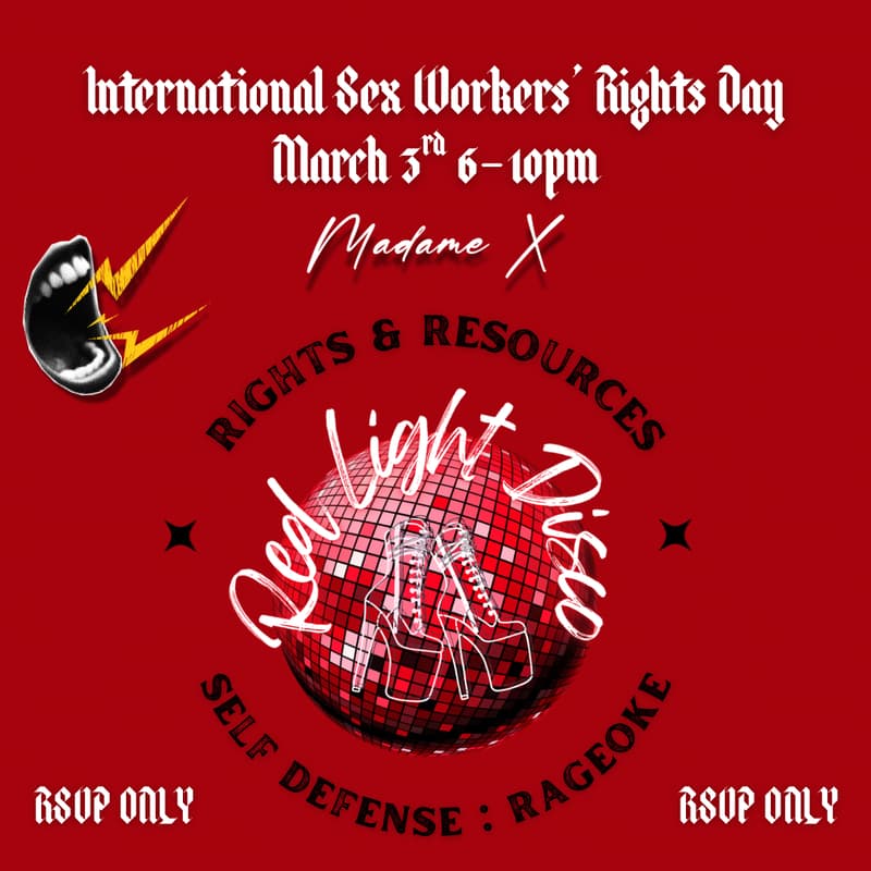 Cover Image for International Sex Workers’ Rights Day ￼