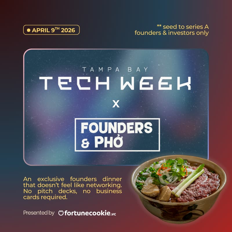 Cover Image for Founders & Pho x Tampa Bay Tech Week