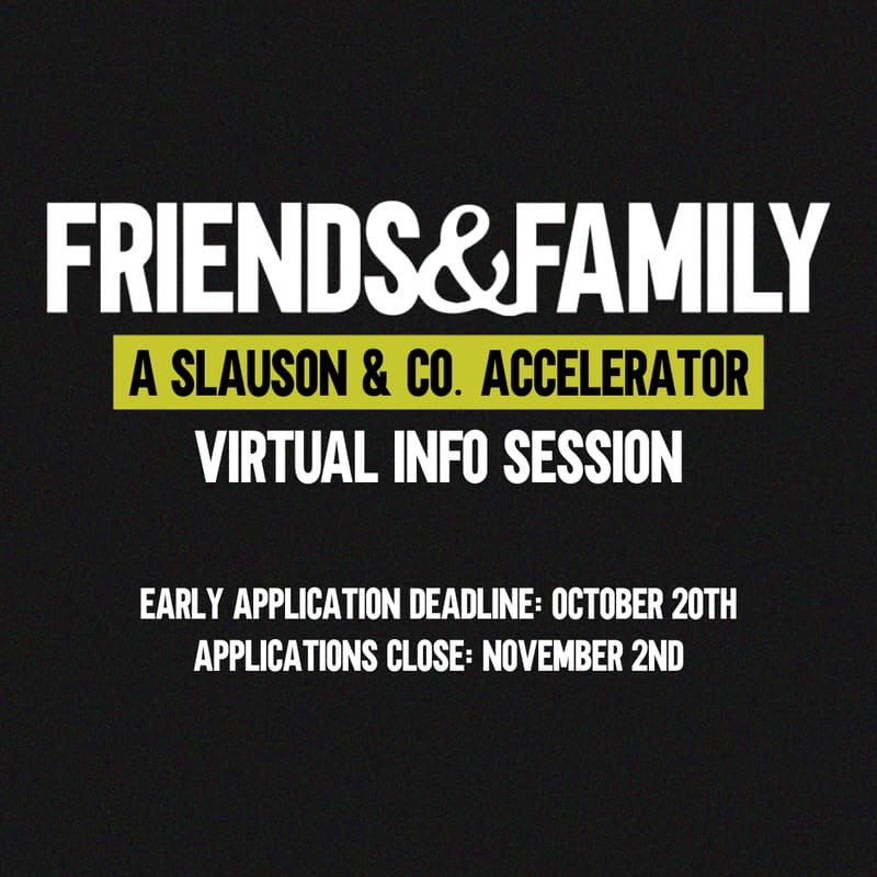 Cover Image for Friends & Family Info Session