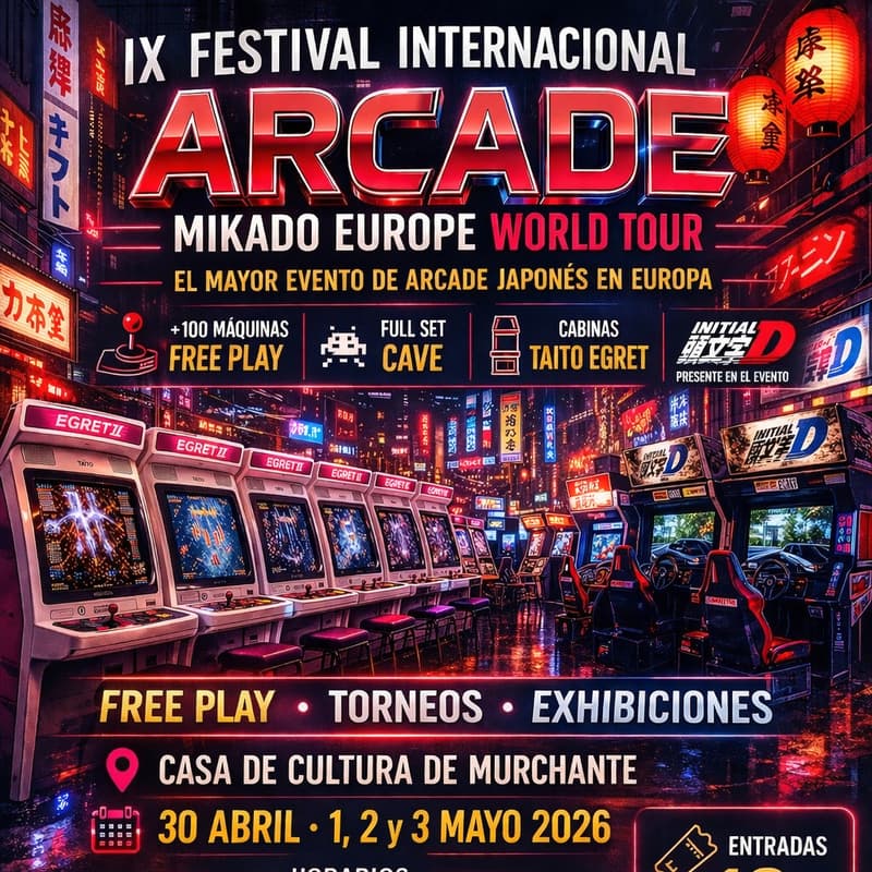 Foto de portada de IX Festival Internacional ARCADE Mikado Europe World Tour