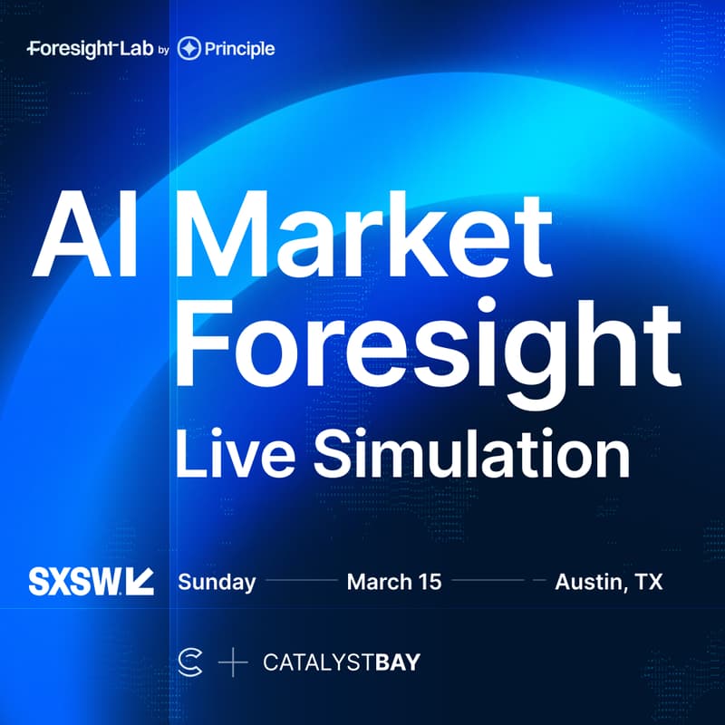 Cover Image for AI Market Foresight: Live Simulation @SXSW