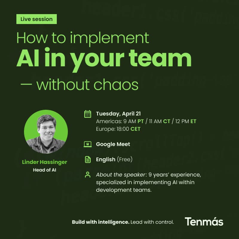 Cover Image for How to Implement AI in Your Team — Without Chaos