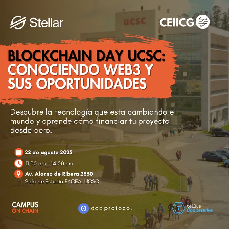 Cover Image for Blockchain Day UCSC: Conociendo Web3 y sus oportunidades