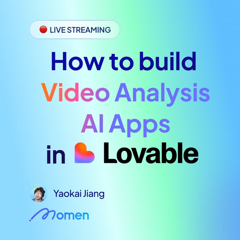 Cover Image for How to Build an AI Video Analysis App in Lovable