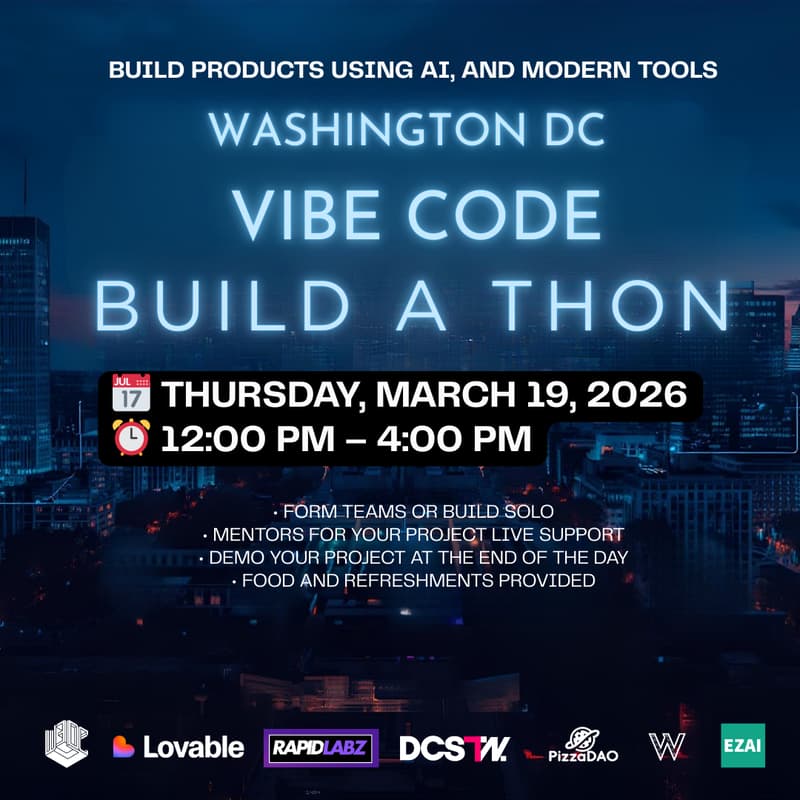 Cover Image for Vibe Code: BlockChain Week Build-a-Thon